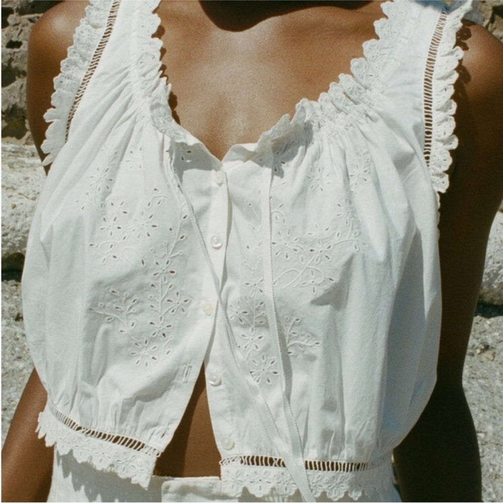 NWOT Doen Traveler Top in Salt